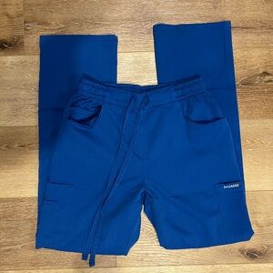 Blue Dagacci Straight Leg Scrub Pants